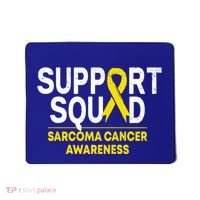 Support Squad Sarcoma Cancer Awareness Yellow Ribbon Team Gift Mousepad thumb 0
