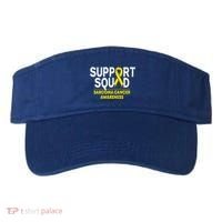 Support Squad Sarcoma Cancer Awareness Yellow Ribbon Team Gift Visor thumb 0