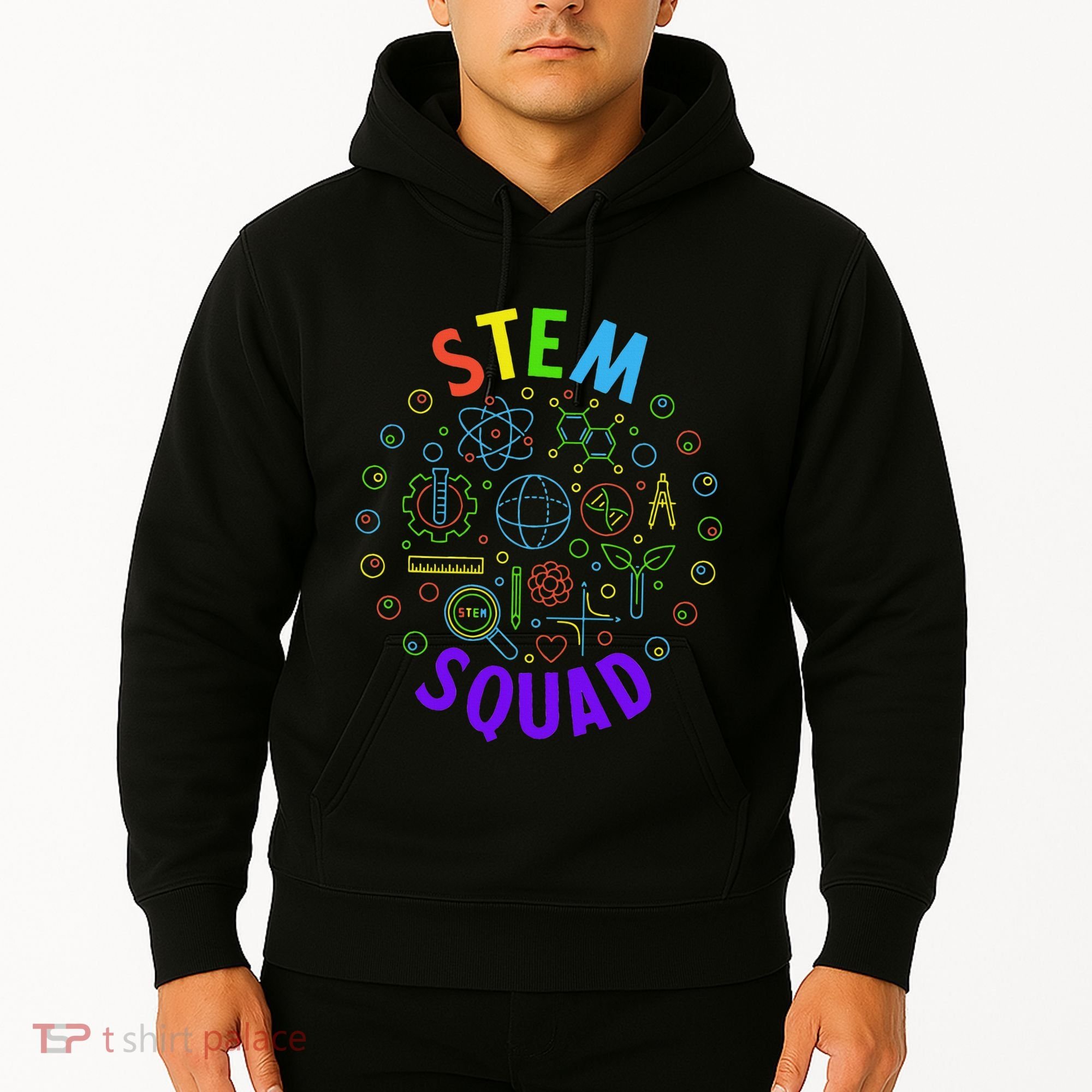 Stem Squad Science Technology Engineering And Math Hoodie