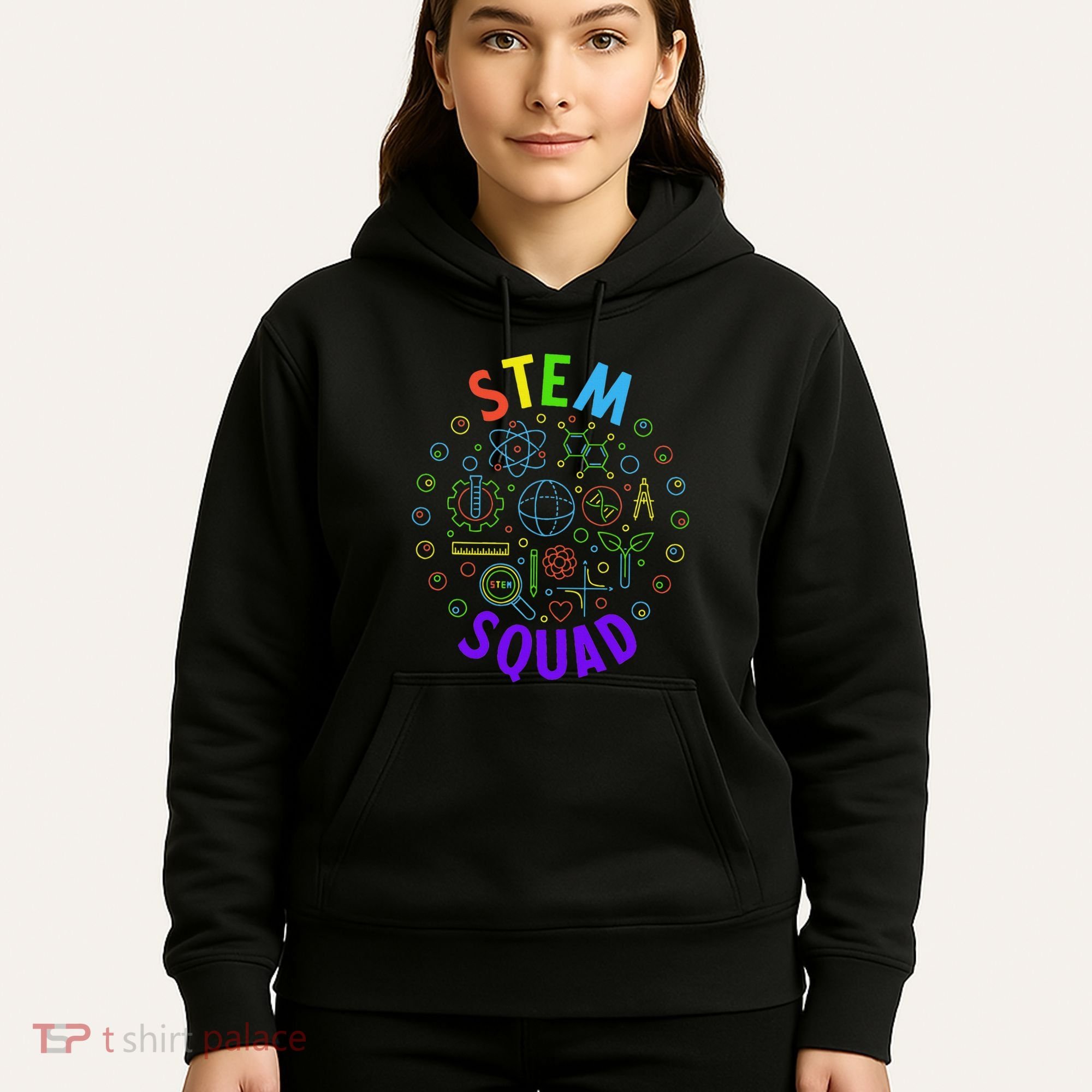 Stem Squad Science Technology Engineering And Math Hoodie