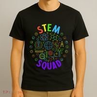 Stem Squad Science Technology Engineering And Math T-Shirt thumb 3