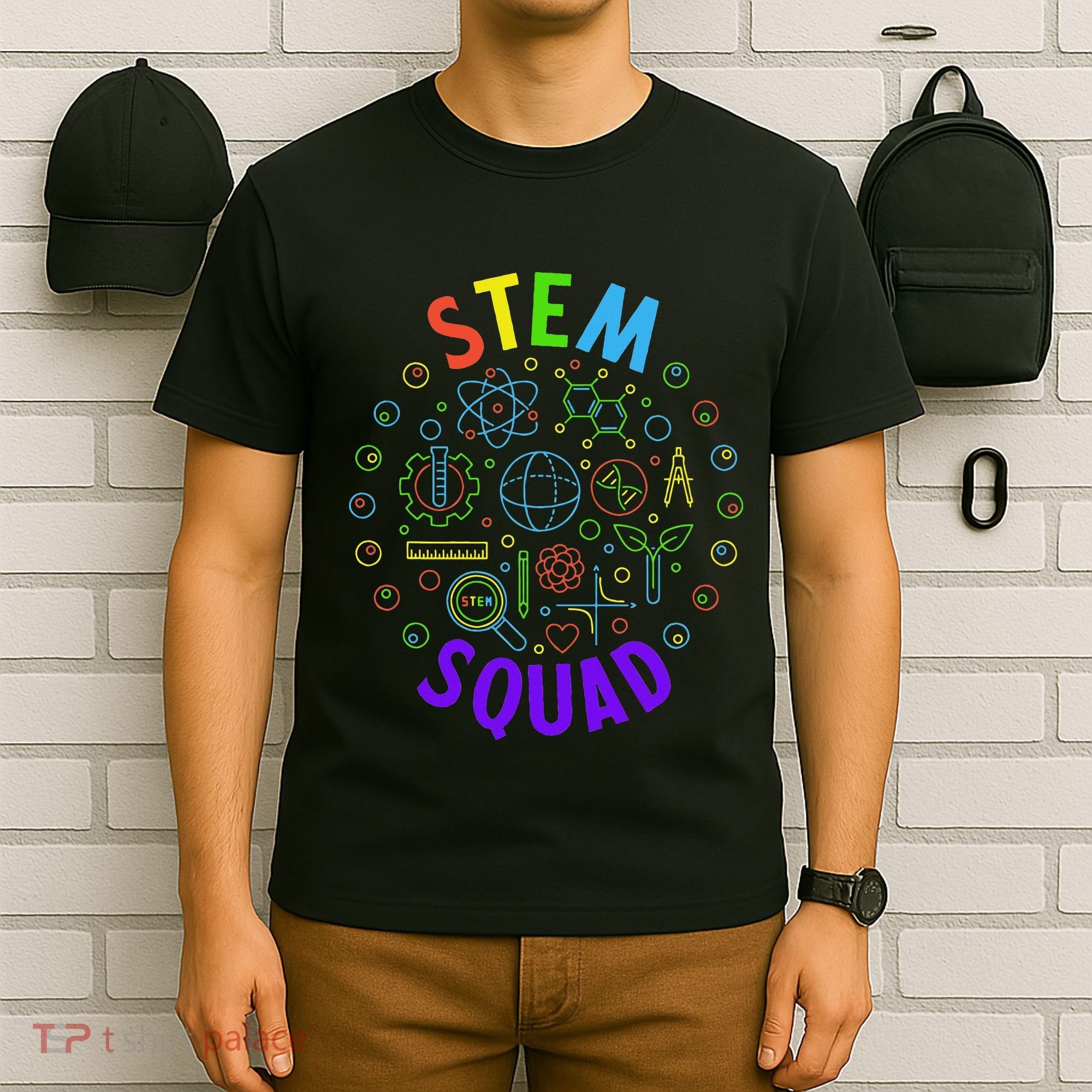 Stem Squad Science Technology Engineering And Math T-Shirt