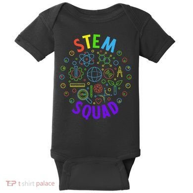 Stem Squad Science Technology Engineering And Math Baby Bodysuit