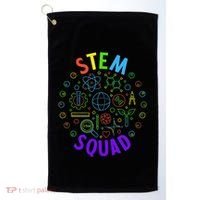 Stem Squad Science Technology Engineering And Math Golf Towel thumb 0