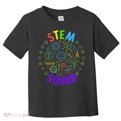 Stem Squad Science Technology Engineering And Math Toddler T-Shirt