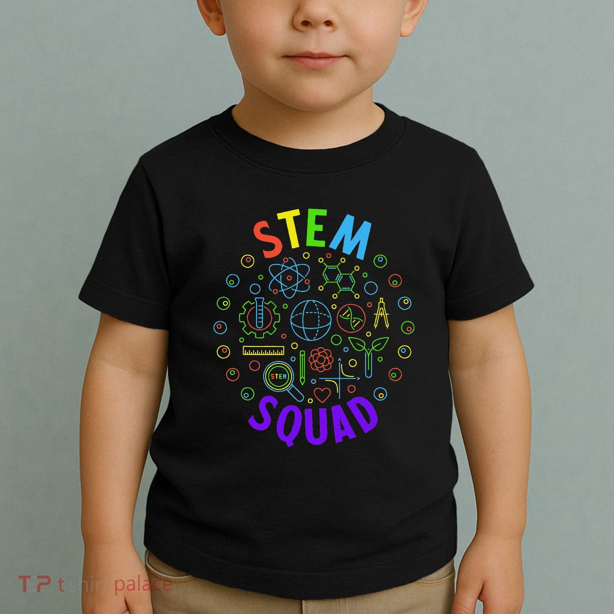 Stem Squad Science Technology Engineering And Math Toddler T-Shirt