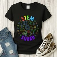Stem Squad Science Technology Engineering And Math Women's T-Shirt thumb 3