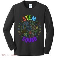 Stem Squad Science Technology Engineering And Math Kids Long Sleeve Shirt thumb 0