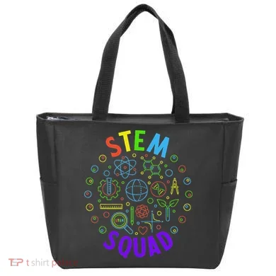 Stem Squad Science Technology Engineering And Math Tote Bag