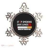Stop Smoking Save Lung World No Tobacco Day Lung Cancer Gift Ornament thumb 0