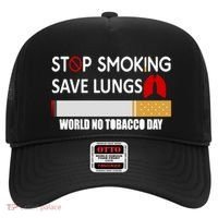 Stop Smoking Save Lung World No Tobacco Day Lung Cancer Gift Hat thumb 0