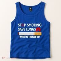 Stop Smoking Save Lung World No Tobacco Day Lung Cancer Gift Tank Top thumb 2