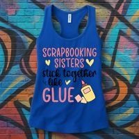 Scrapbooking Sisters Scrapbooker Scrapbook Gift Women's Tank Top thumb 3