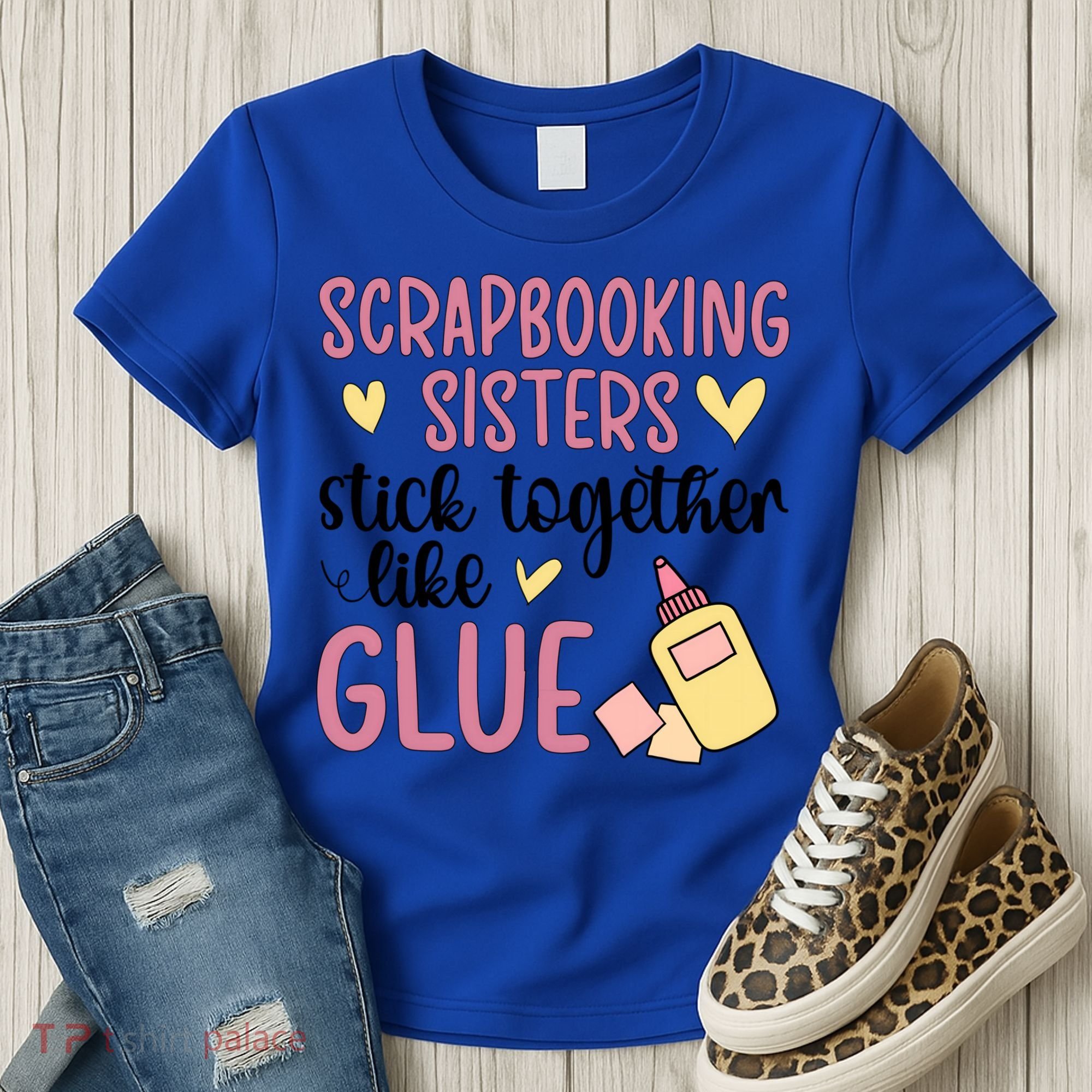 Scrapbooking Sisters Scrapbooker Scrapbook Gift Women's T-Shirt