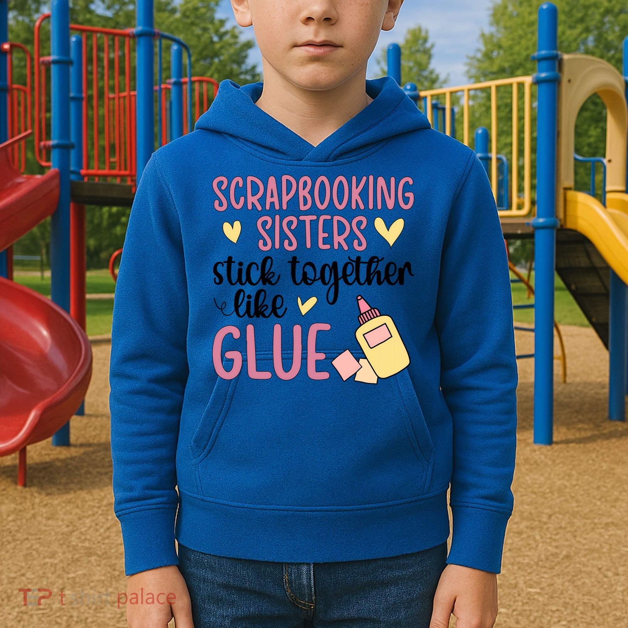 Scrapbooking Sisters Scrapbooker Scrapbook Gift Kids Hoodie