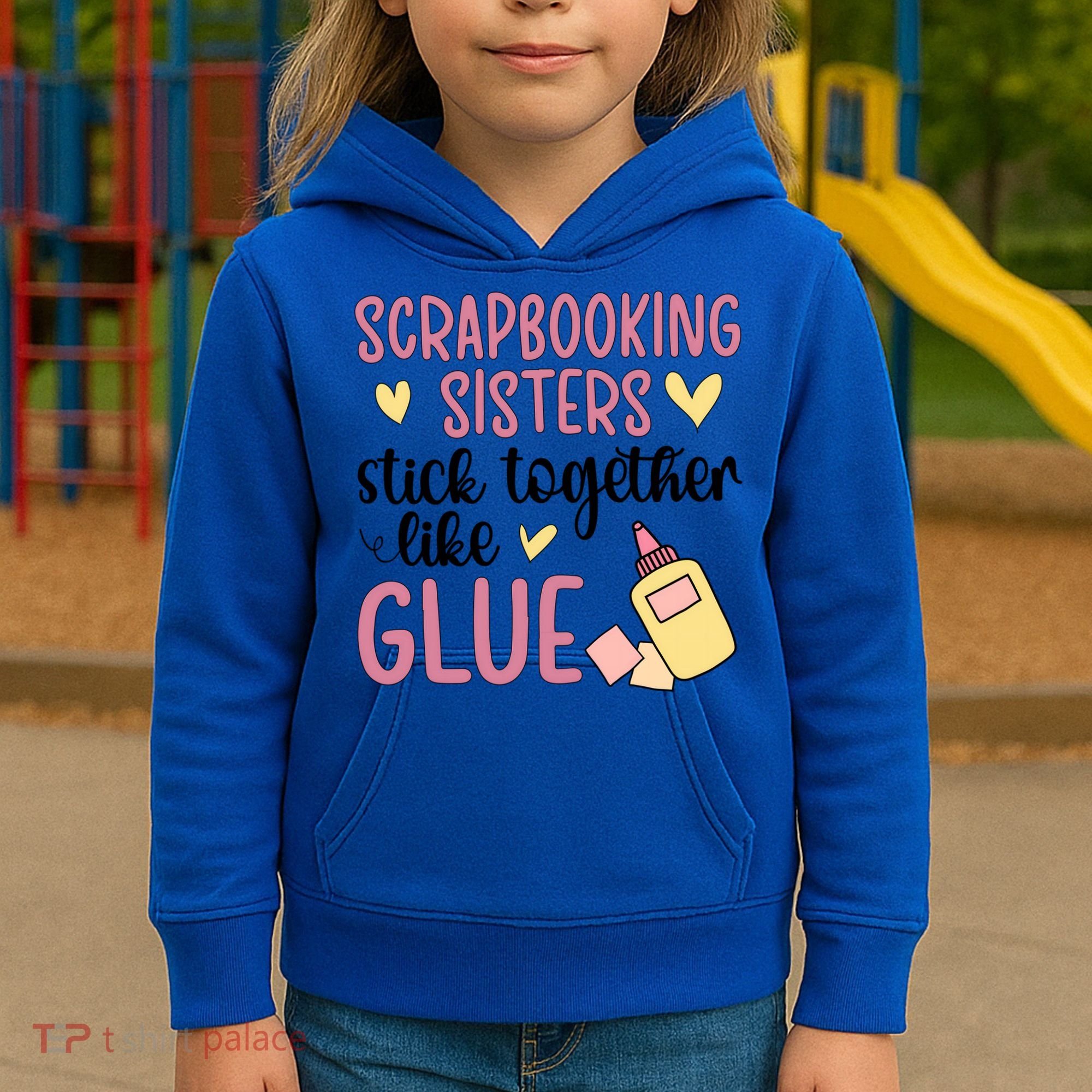 Scrapbooking Sisters Scrapbooker Scrapbook Gift Kids Hoodie