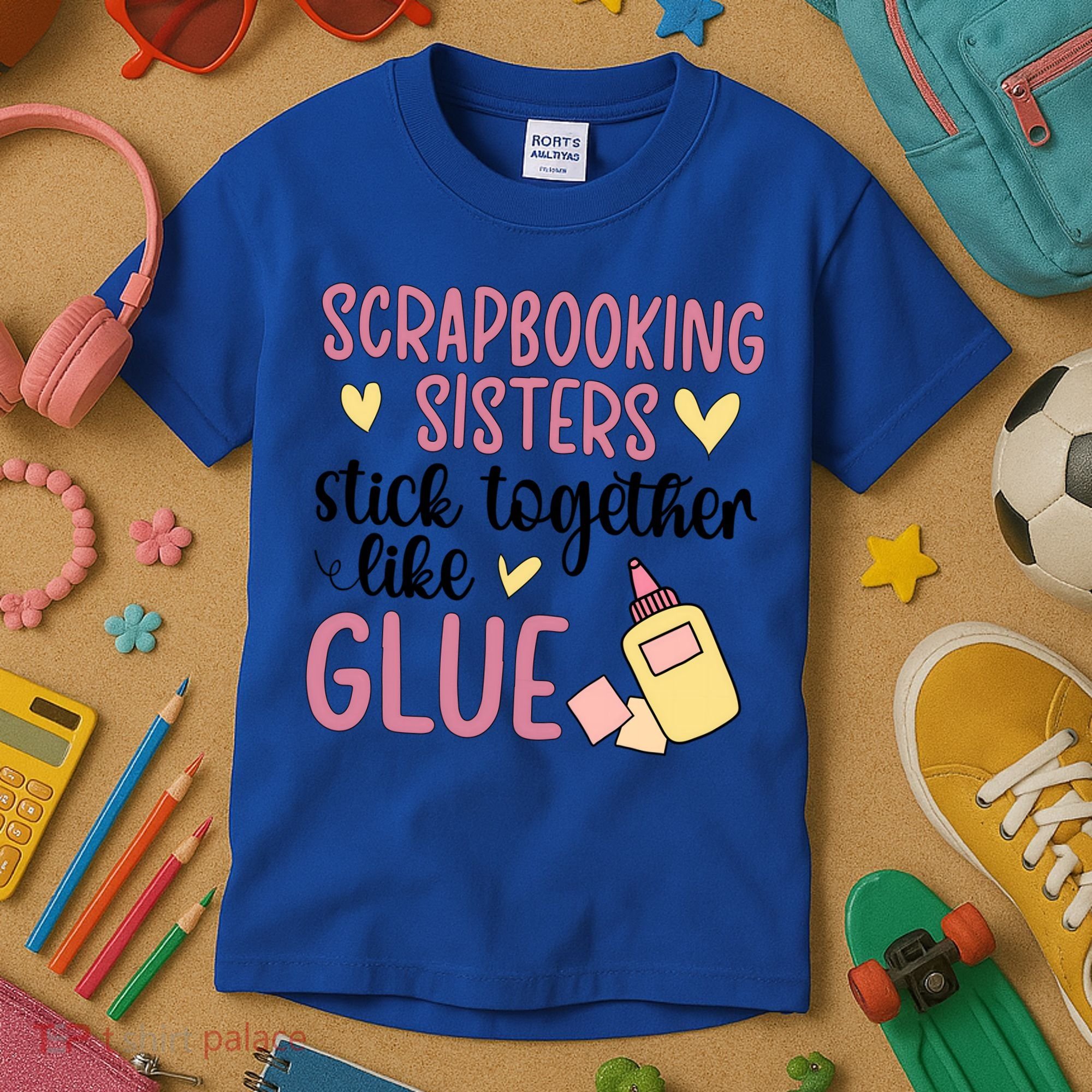 Scrapbooking Sisters Scrapbooker Scrapbook Gift Kids T-Shirt