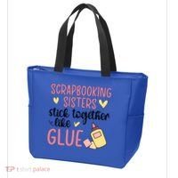Scrapbooking Sisters Scrapbooker Scrapbook Gift Tote Bag thumb 3