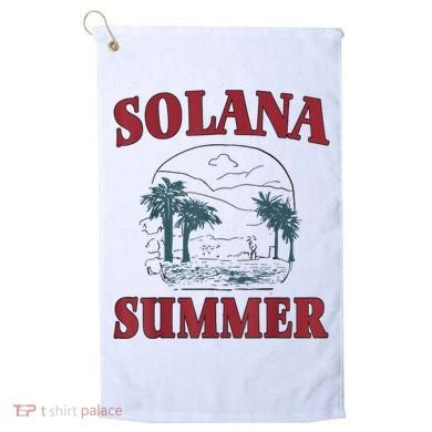 Solana Summer Golf Towel