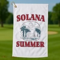 Solana Summer Golf Towel thumb 1