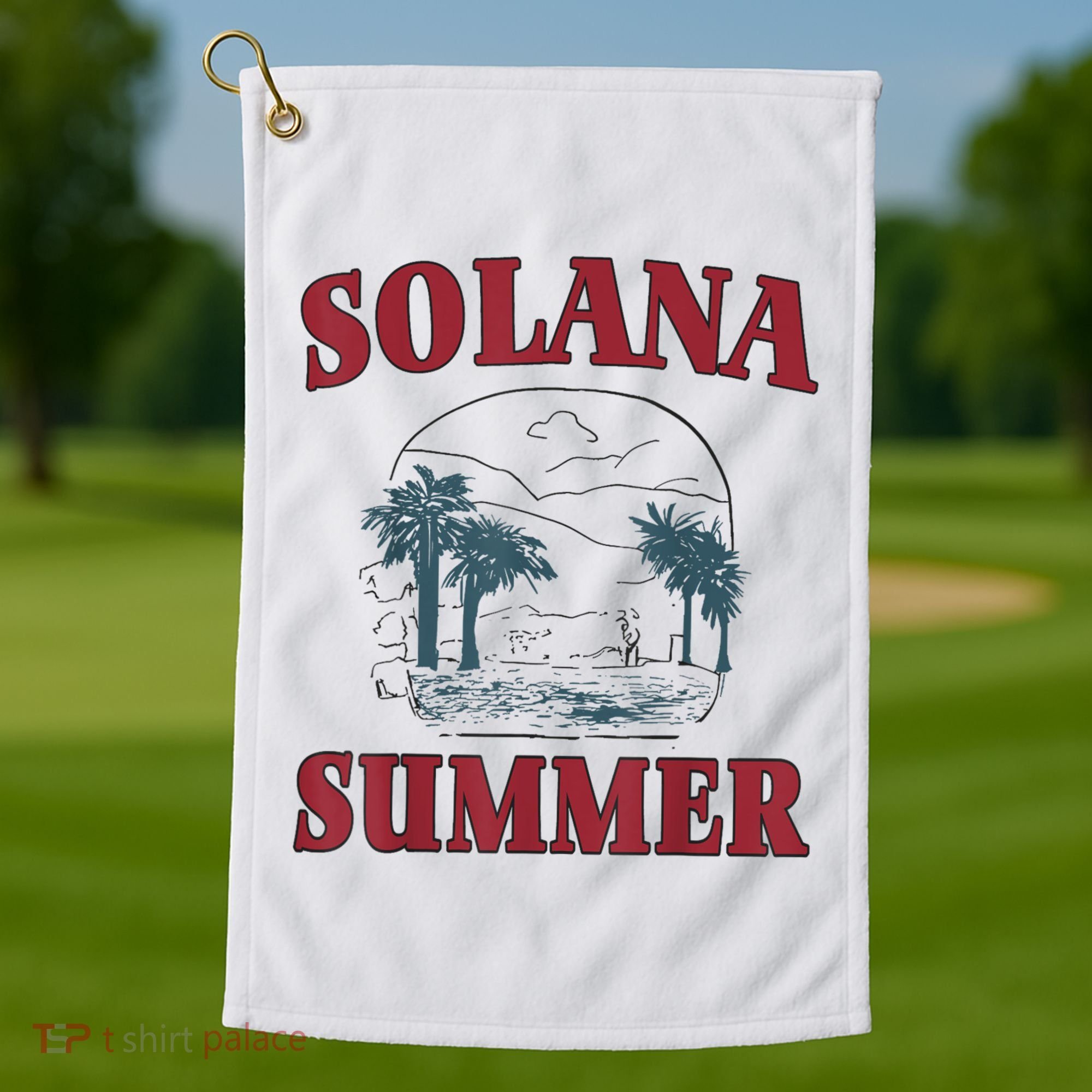 Solana Summer Golf Towel