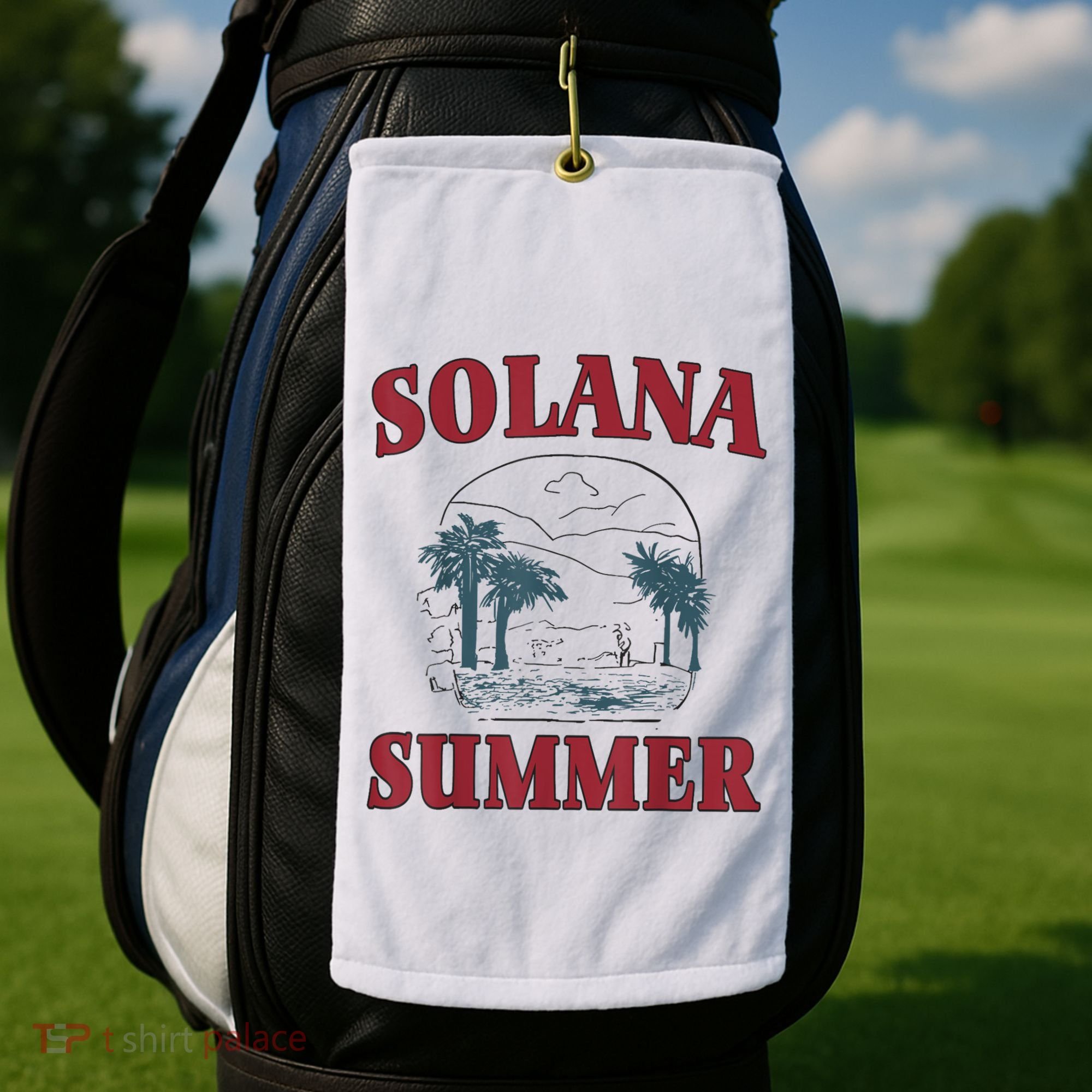 Solana Summer Golf Towel