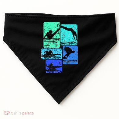 Swimming Swimmers USA-Made Doggie Bandana