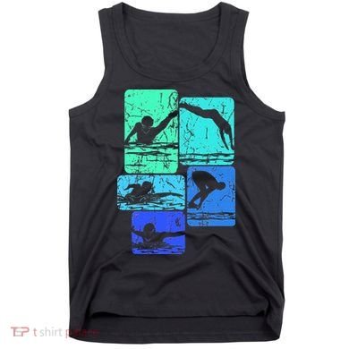 Swimming Swimmers Tank Top