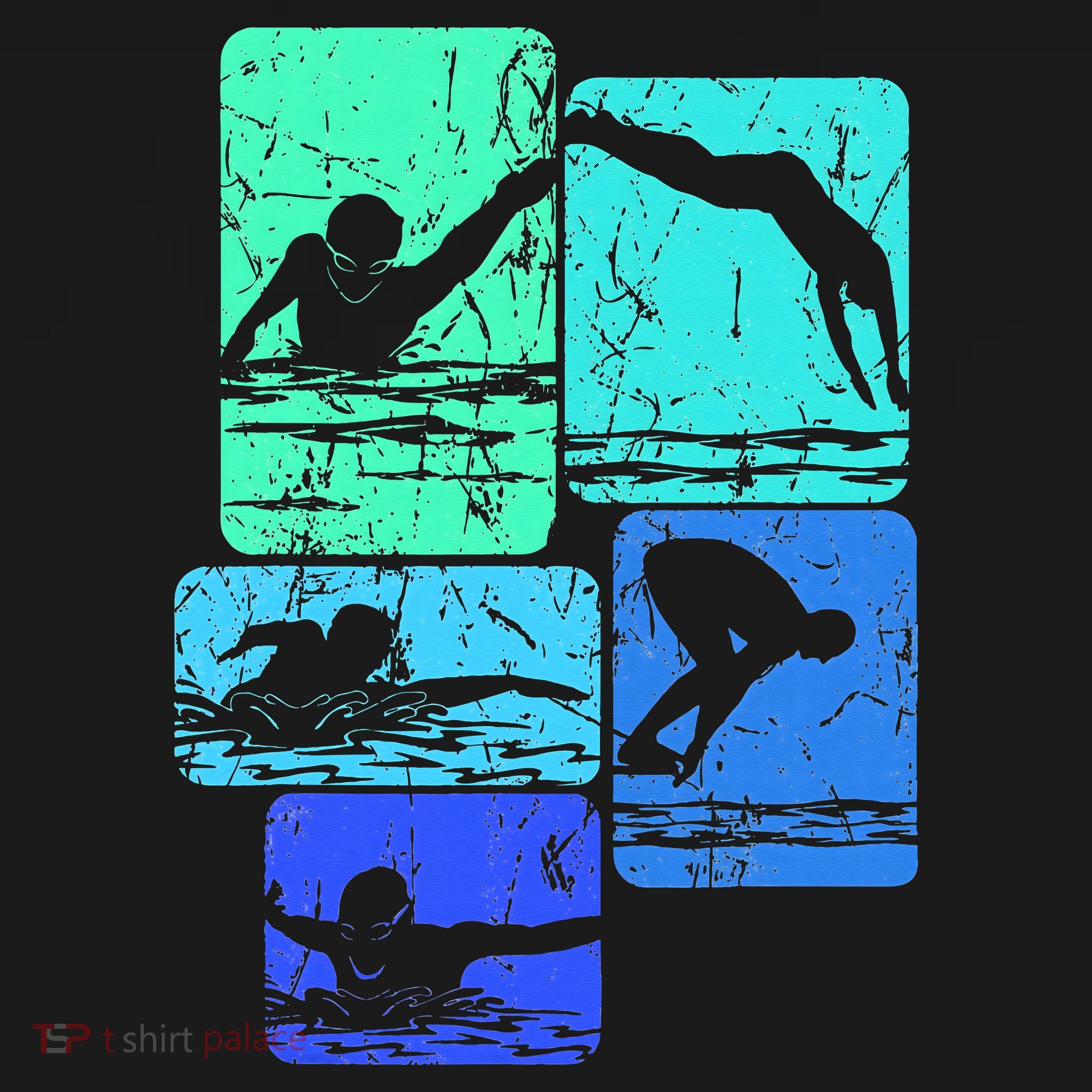 Swimming Swimmers Tank Top