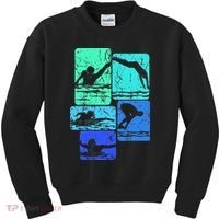 Swimming Swimmers Kids Sweatshirt thumb 0