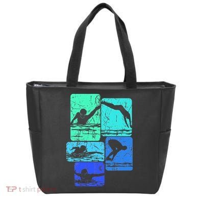 Swimming Swimmers Tote Bag