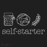Self Starter Sourdough Starter Bread Baker Bakers Sourdough Women's Sweatshirt thumb 2