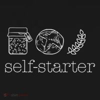 Self Starter Sourdough Starter Bread Baker Bakers Sourdough USA-Made Doggie Bandana thumb 2