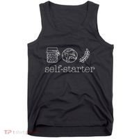 Self Starter Sourdough Starter Bread Baker Bakers Sourdough Tank Top thumb 0
