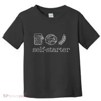 Self Starter Sourdough Starter Bread Baker Bakers Sourdough Toddler T-Shirt thumb 0