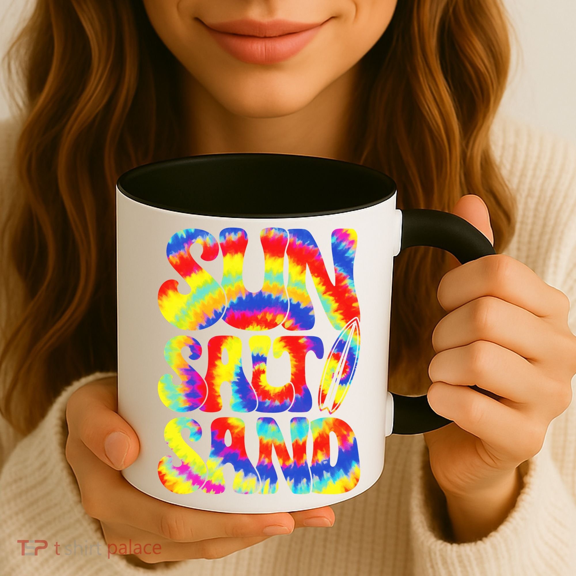 Sun Salt Sand Beach Summer Coffee Mug