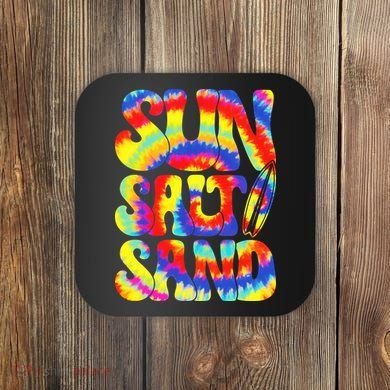 Sun Salt Sand Beach Summer Coaster