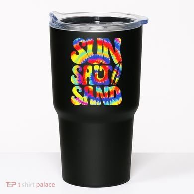 Sun Salt Sand Beach Summer Tumbler