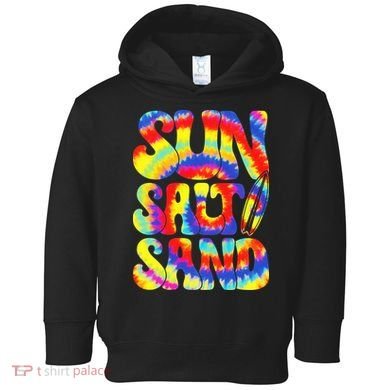 Sun Salt Sand Beach Summer Toddler Hoodie