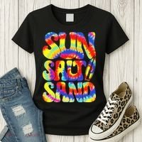 Sun Salt Sand Beach Summer Women's T-Shirt thumb 3