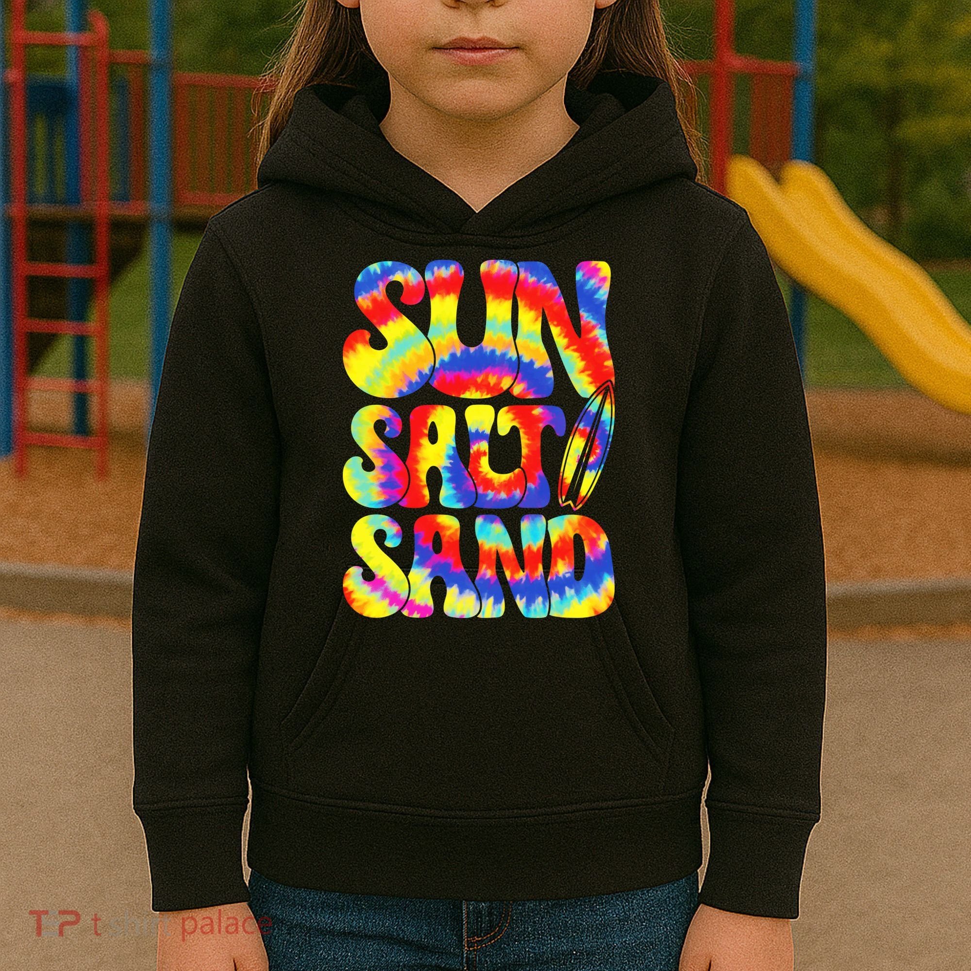 Sun Salt Sand Beach Summer Kids Hoodie