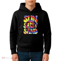 Sun Salt Sand Beach Summer Kids Hoodie thumb 4