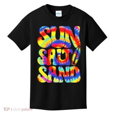 Sun Salt Sand Beach Summer Kids T-Shirt