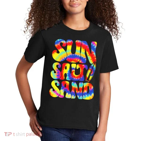 Sun Salt Sand Beach Summer Kids T-Shirt