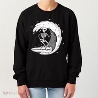 Surfing Skeleton Women's Sweatshirt thumb 0