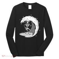 Surfing Skeleton Long Sleeve Shirt thumb 0