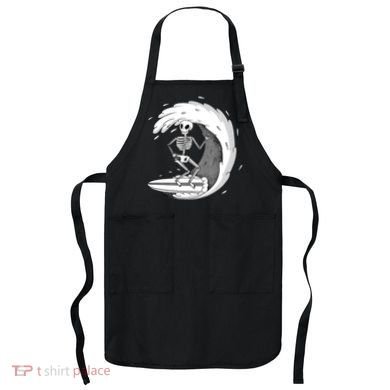 Surfing Skeleton Apron