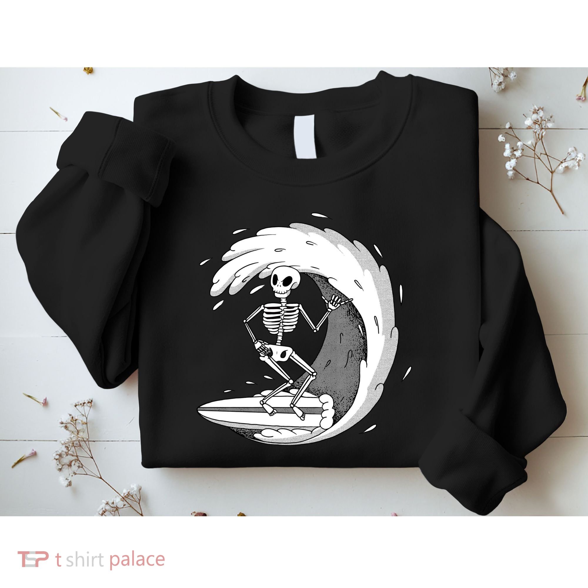 Surfing Skeleton Sweatshirt