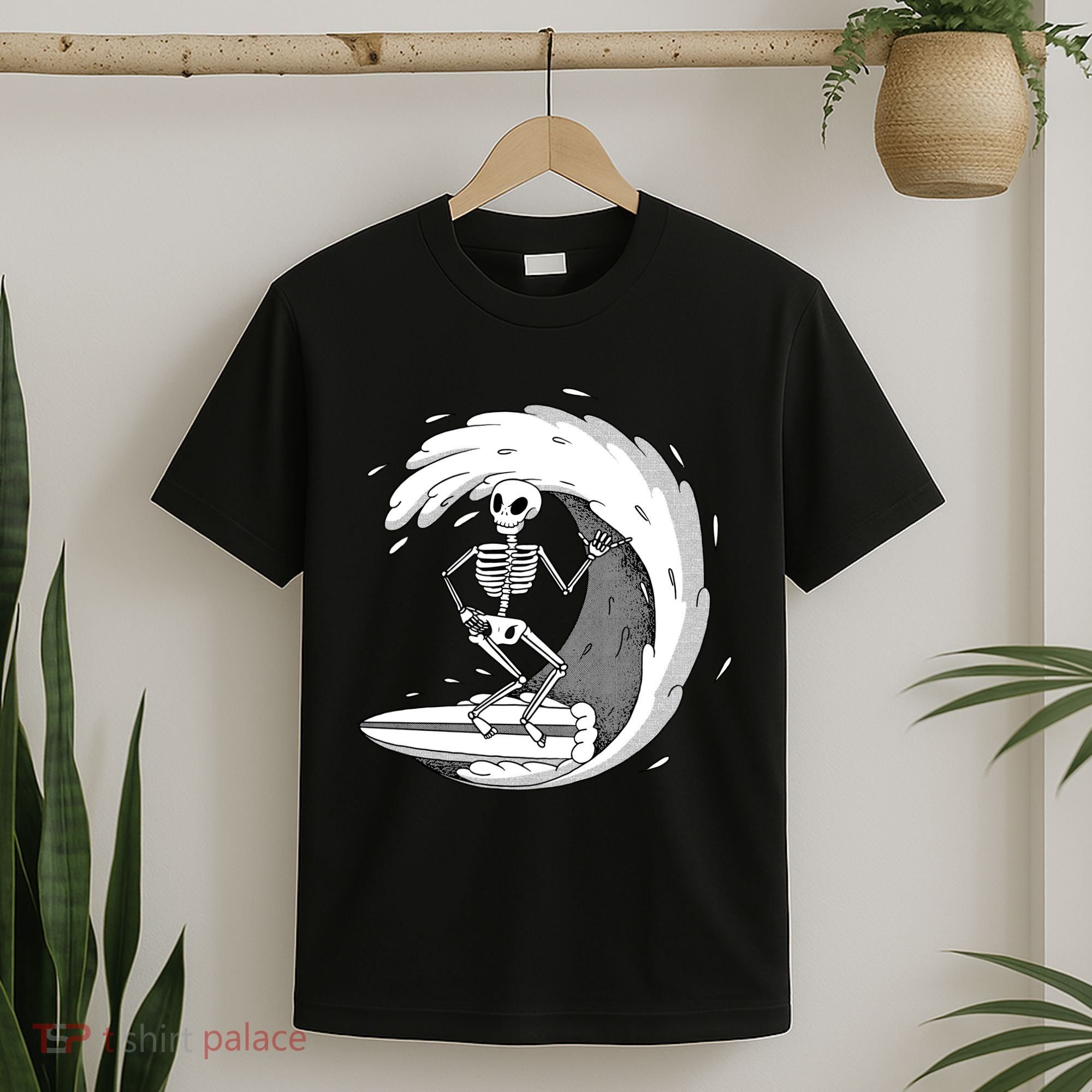 Surfing Skeleton T-Shirt
