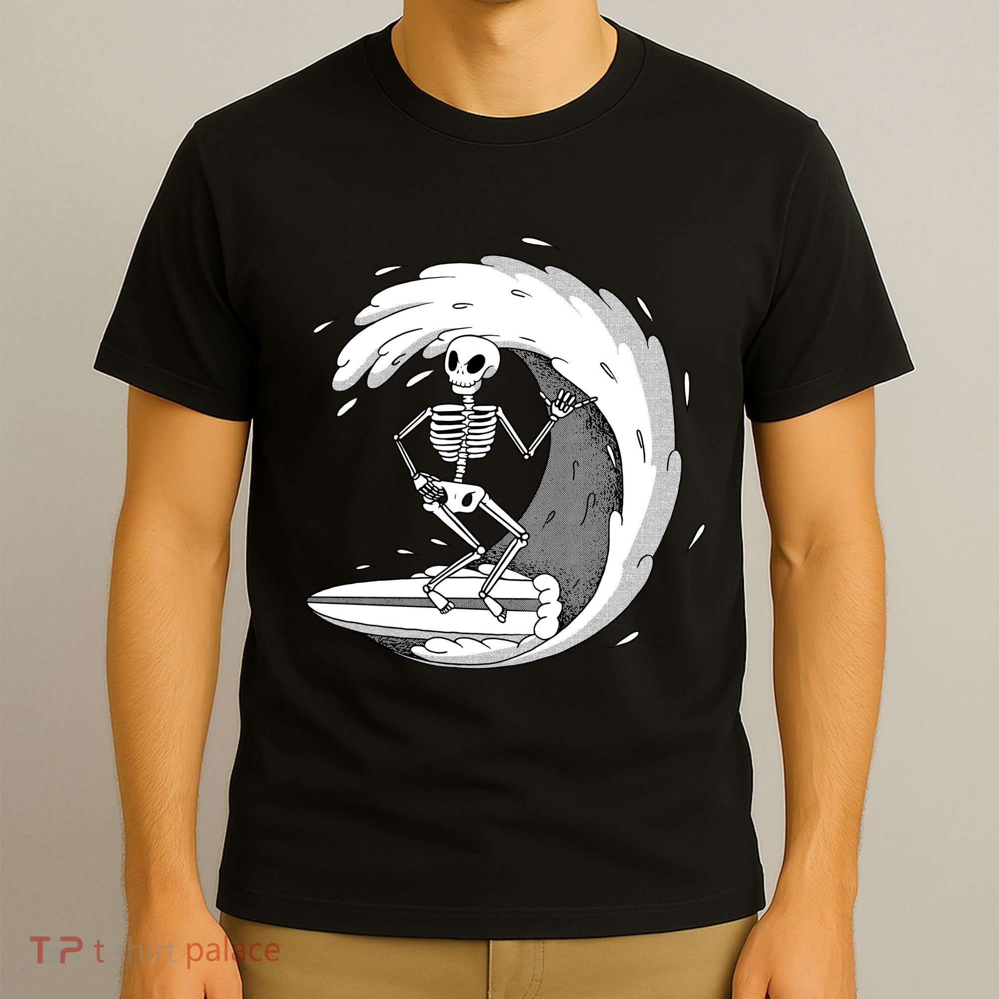 Surfing Skeleton T-Shirt